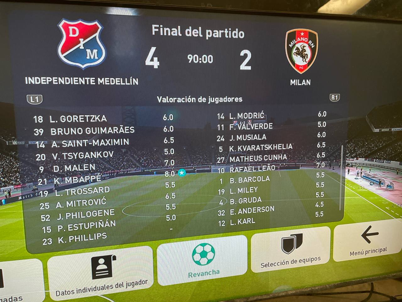 Valoracions · enviada per Pep