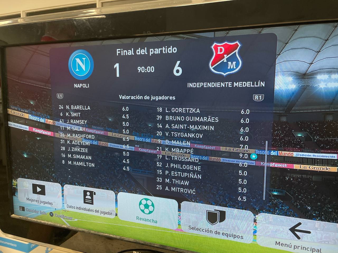 Valoracions · enviada per Pep